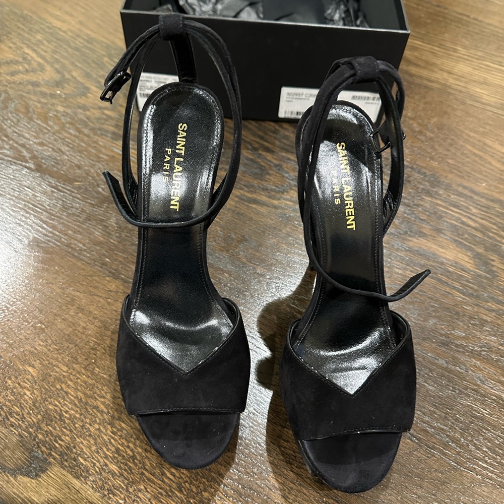 Saint Laurent Suede Heel